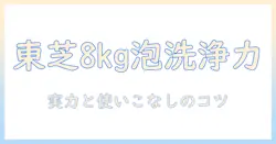 東芝の洗濯機8kgモデルを徹底解説｜ウルトラファインバブル搭載と自動投入機能の実力