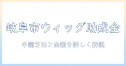 岐阜市でウィッグの助成金を受け取るには?申請方法と金額を詳しく解説