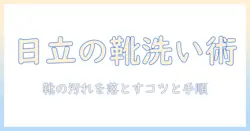 日立の洗濯機で靴洗いを効果的に行う方法|靴の汚れを落とす使い方とポイント