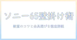 sonyの65インチテレビを壁掛けで楽しむ方法：テレビ設置のコツと壁掛け金具の選び方