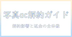 写真acのプレミアムを解約する手順と注意点｜解約後の影響と返金ポリシーを徹底解説