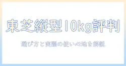 東芝の洗濯機 縦型・10キロの口コミを徹底比較—選び方と実際の使い心地を解説
