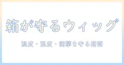 アシスト機能でウィッグを守る！箱付き収納術とお手入れガイド