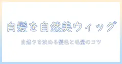 レディースの白髪を自然に見せるウィッグ選び