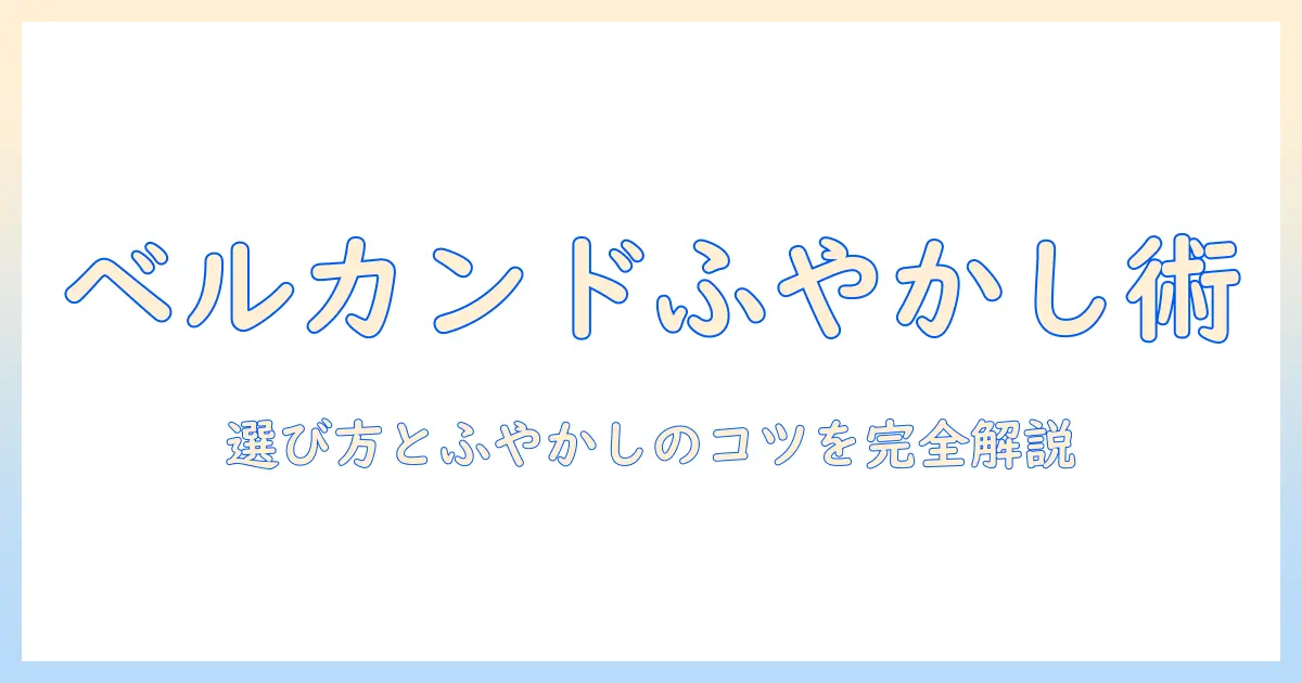 ベルカンドのドッグフードをパピーに与えるときのふやかし方と選び方ガイド