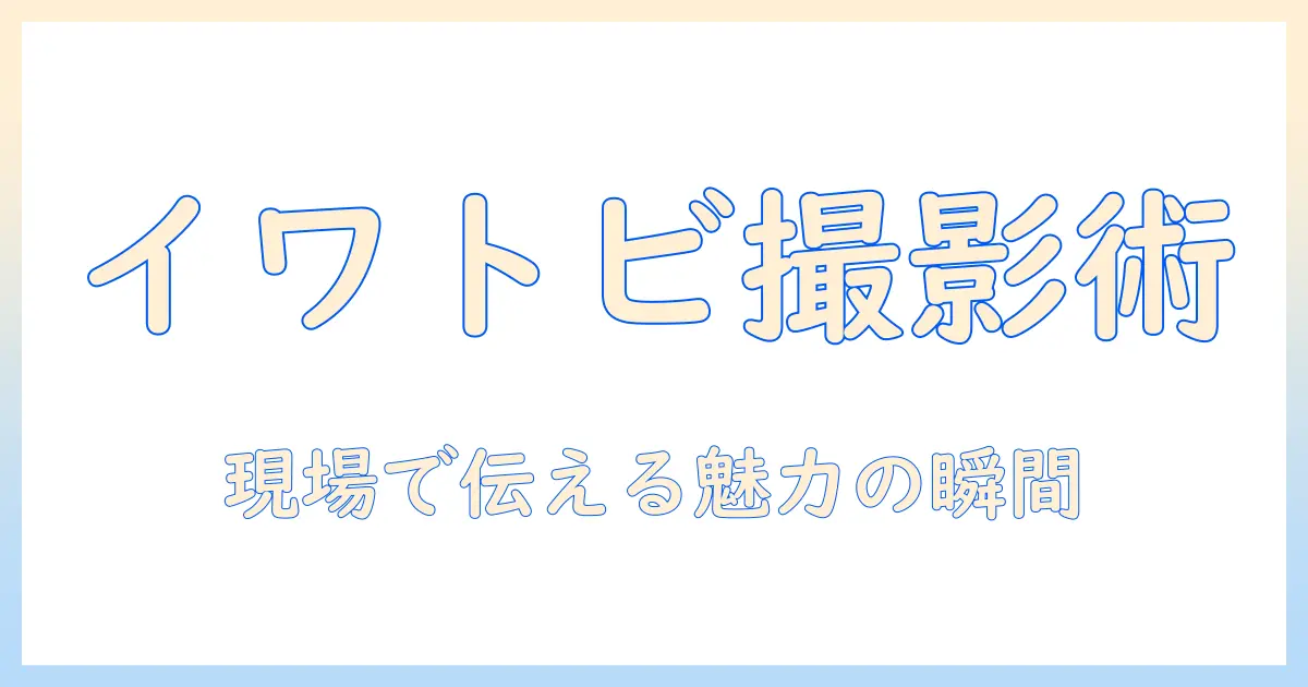イワトビのペンギンの写真を撮るコツと魅力