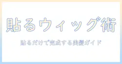 芸能人風ヘアを叶える！貼るウィッグの貼り方と選び方を徹底解説