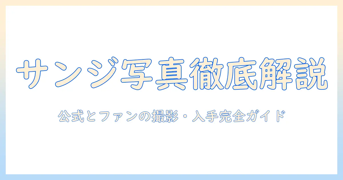 サンジ 賞金首 写真を徹底解説：公式ポスターとファンアートの撮影・入手ガイド