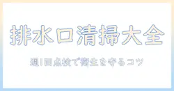 洗濯機の排水口掃除の頻度はどれくらい?洗濯機の衛生を保つ手順とコツ