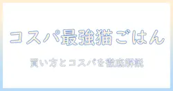 キャットフードのおすすめとコスパを徹底解説:選び方とコスパ重視のポイント