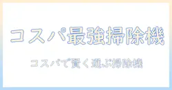 一人暮らしの女性会社員におすすめの掃除機 コスパ重視で選ぶ実力機種ガイド