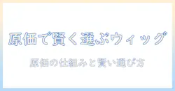 ウィッグの原価を知る|製造コストから購入価格まで、賢く選ぶためのポイント