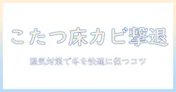 フローリングにこたつを置くときのカビ防止術：湿気対策と快適な冬を保つポイント