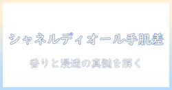 ハンドクリームで差をつける！chanelとdiorの魅力を徹底比較と使い方ガイド