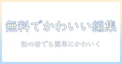 写真 編集 アプリ 無料 かわいいを叶える方法：初心者でもできる写真をかわいく編集するコツ