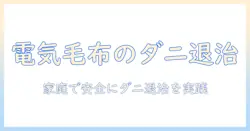 電気毛布のダニ退治のやり方を徹底解説—家庭で実践できる安全で効果的な対策