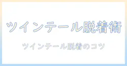 ウィッグのツインテール取り外しと着脱のコツ|初心者向けガイド