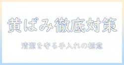 加湿器の黄ばみ対策とフィルターの掃除方法で清潔に保つコツ