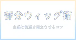 部分 ウィッグ 選び方を徹底解説:自然な仕上がりと快適さを両立するポイント