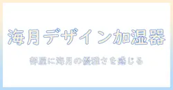 加湿器と海月デザインの魅力を徹底解説|海月モチーフの加湿器を選ぶときのポイント