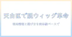 脱 ウィッグ 名古屋 市 天白 区 愛知 県 の人へ — 名古屋市 天白区の実情と脱ウィッグ選びのポイント