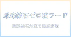 キャットフードと猫の尿路結石対策を徹底解説—フード選びのランキングとおすすめキャットフード