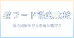 キャットフードとキャラットミックスを徹底比較!猫の健康を守る最適な選び方ガイド
