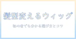 メンズの髪型を変えるウィッグ入門：ウィッグで作る髪型のコツと選び方