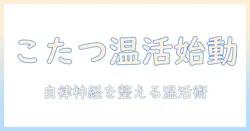 こたつで温活を始める自律神経失調症対策|家庭でできる温活と生活習慣のポイント