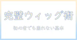 初心者のためのウィッグの付け方ガイド:コスプレに役立つ基本と失敗しないポイント