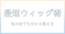 コスプレでウィッグが難しいと感じたときの対処法|初心者でも分かる選び方と整え方