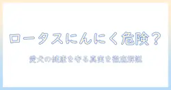 ロータスのドッグフードににんにくは使われているの?愛犬の健康を守るための疑問を徹底解説