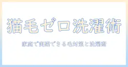 洗濯機で猫の毛だらけを解消する方法|家庭で実践できる毛対策と洗濯術