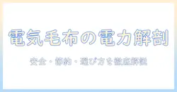 電気毛布の電力量を徹底解説：安全・節約・選び方のポイント