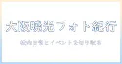 大阪の暁光高等学校で撮る写真ガイド: 学校生活・イベントを写真で紹介