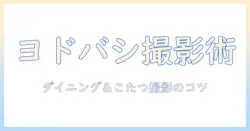 ヨドバシでカメラを選ぶ！ダイニングとこたつを撮影する写真映え術と初心者向け比較ガイド