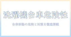 洗濯機を台車で移動させるデメリットと安全対策｜洗濯機 台車 デメリットを詳しく解説