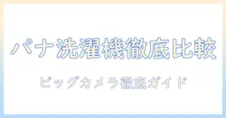 パナソニック 洗濯機をビッグカメラで徹底比較！選び方とおすすめ機種ガイド