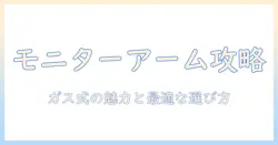 モニターアームの種類とガスの特徴を徹底解説：最適な選び方と活用術