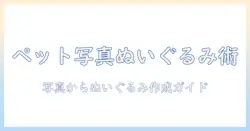 ペットの写真からぬいぐるみを作る方法とおすすめサービス