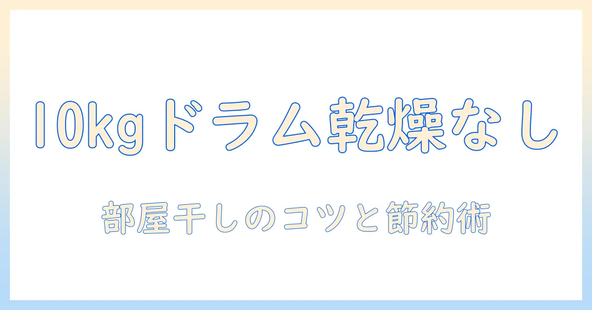 洗濯機のおすすめガイド:10kgドラム式で乾燥なしのモデルを選ぶポイントとおすすめ機種