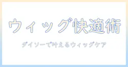 ウィッグのお手入れを始める人のためのくしとダイソーアイテム徹底ガイド