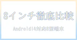 headwolfとfpad7が選ぶ 8 インチのタブレット—android 14 搭載タブレットを徹底比較