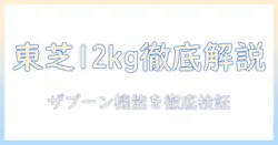 東芝の洗濯機 12キロサイズとザブーン機能を徹底解説|選び方とサイズ感