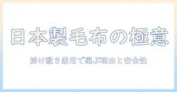 電気毛布の選び方：掛け敷き兼用で日本製の安心感を手に入れるポイント