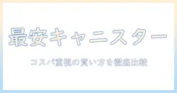 キャニスター型の掃除機の安いおすすめを徹底比較—コスパ重視で選ぶ方法とモデル一覧