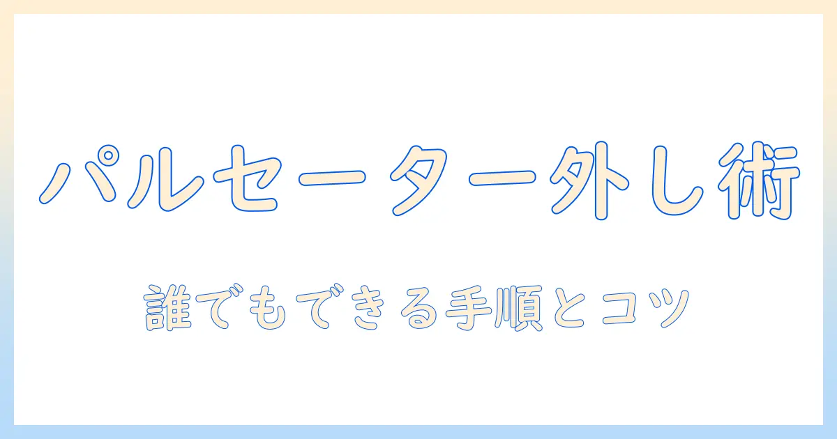洗濯機のパルセーターの外し方と掃除のコツ—自分でできる洗濯機メンテの手順