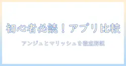 初心者向け｜マッチングアプリの選び方と使い方―アンジュとマリッシュを徹底比較