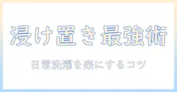 洗濯機の浸け置き機能を徹底解説：使い方・選び方と日常の洗濯を楽にするコツ