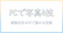 写真の4つのポイントと3つのトリミング技術をパソコンで活用する方法
